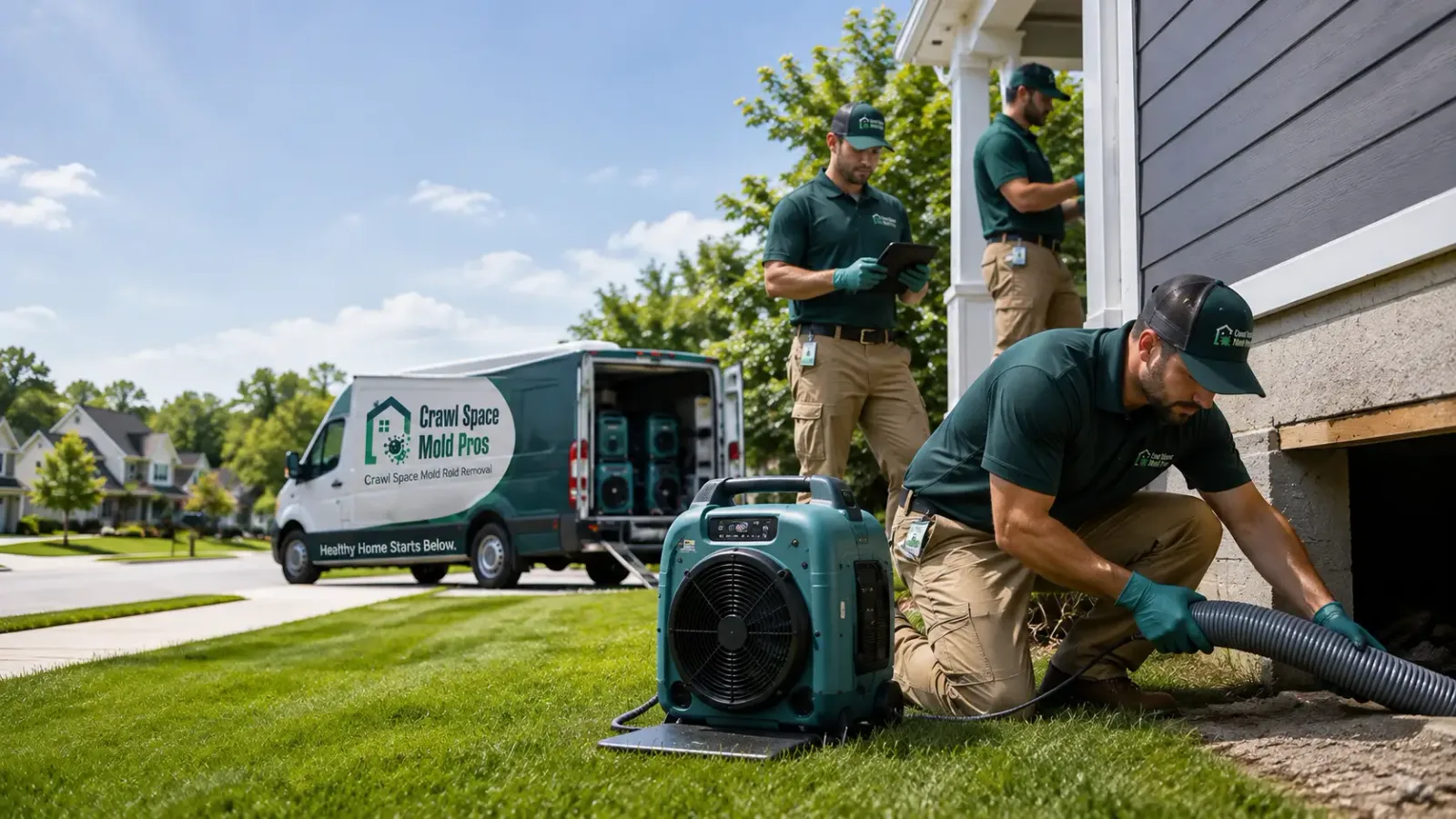 Crawl Space Mold Removal in Lee Center, IL